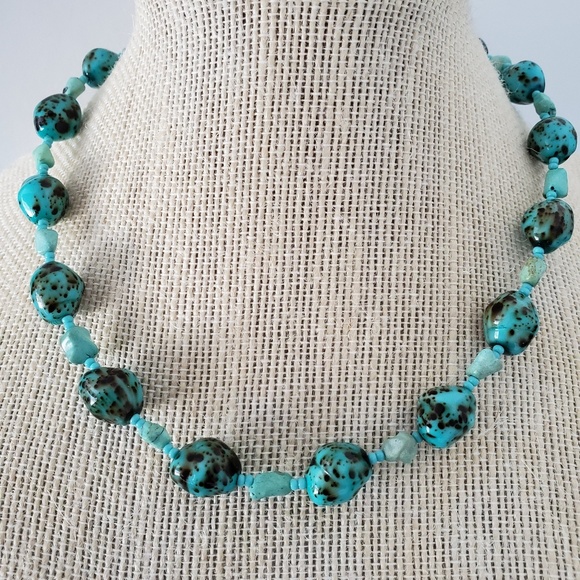Vintage Turquoise Necklace or Bracelet - Picture 1 of 5